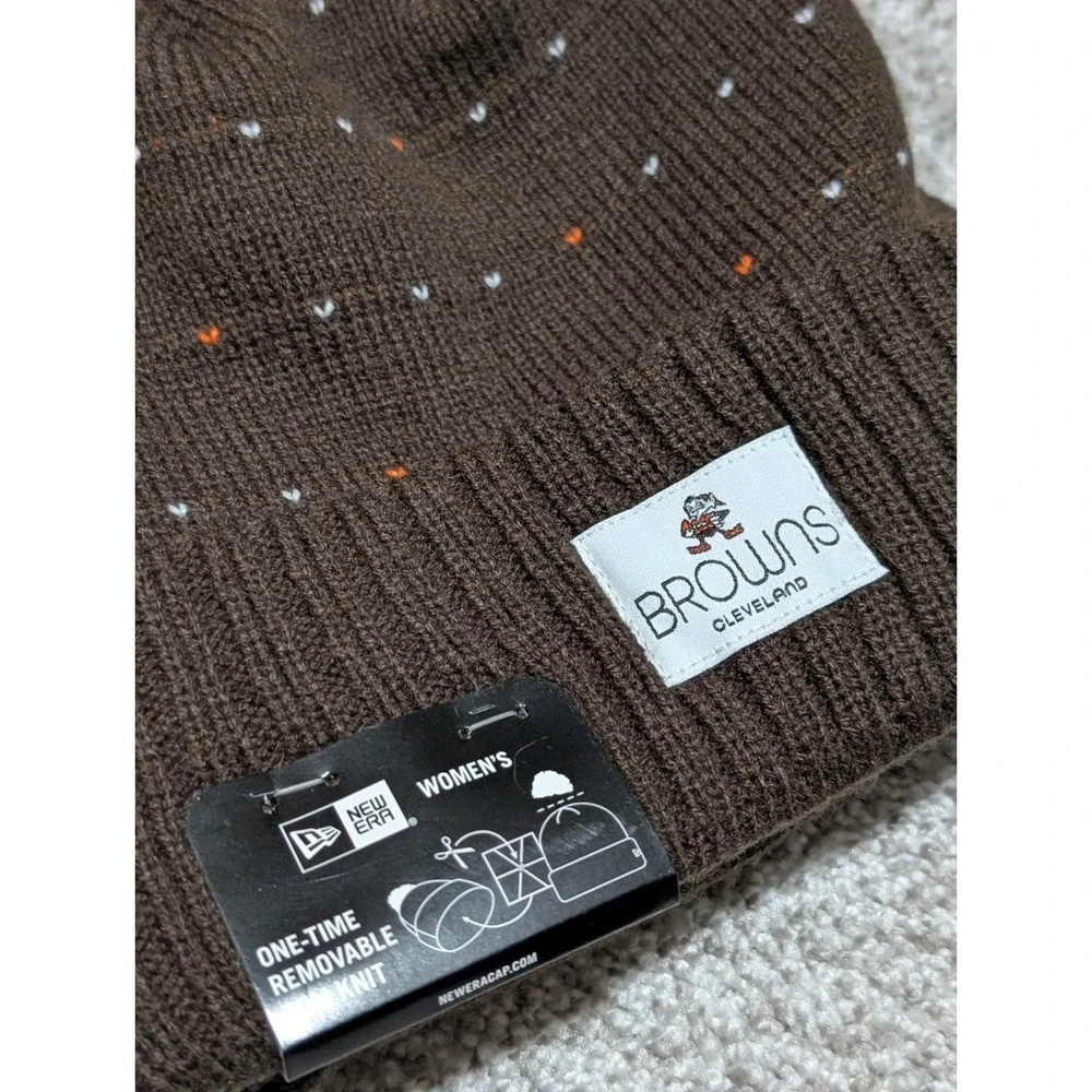 Cleveland‎ Browns 2024 New Era Sideline Sport Home Knit Brown NFL NWT OSFA